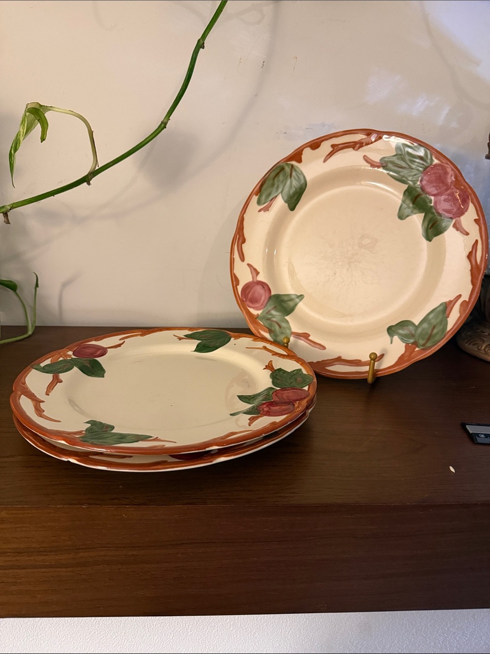 Vintage Franciscan Red Apple Dinner Plate